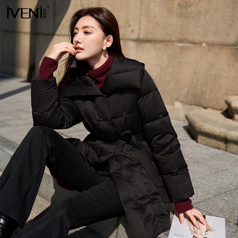

Iveni Women s 2025 Winter Lapel Down Jacket WEOA201 L