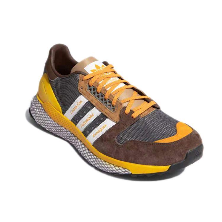 Human Made x adidas Questar Cardboard Мужские кроссовки Серый Облачно-белый Серо-четыре — фото 3