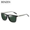 BENZEN Polarized Sunglasses For Men Aluminum Men's Sunglasses Rectangular Sun Glasses Women 9137B