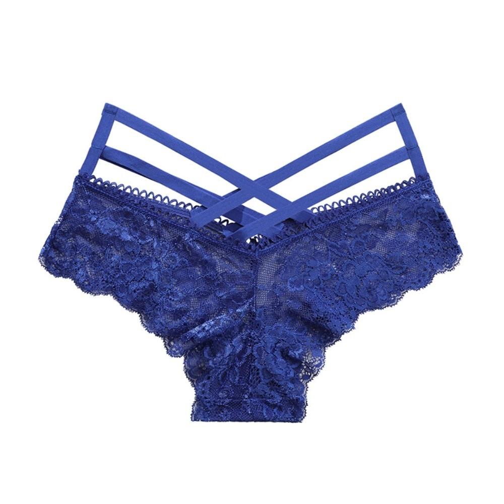 Underwear Women Lace Floral Thong Low-Rise T-back Panties Lace Solid Briefs Daily Wear