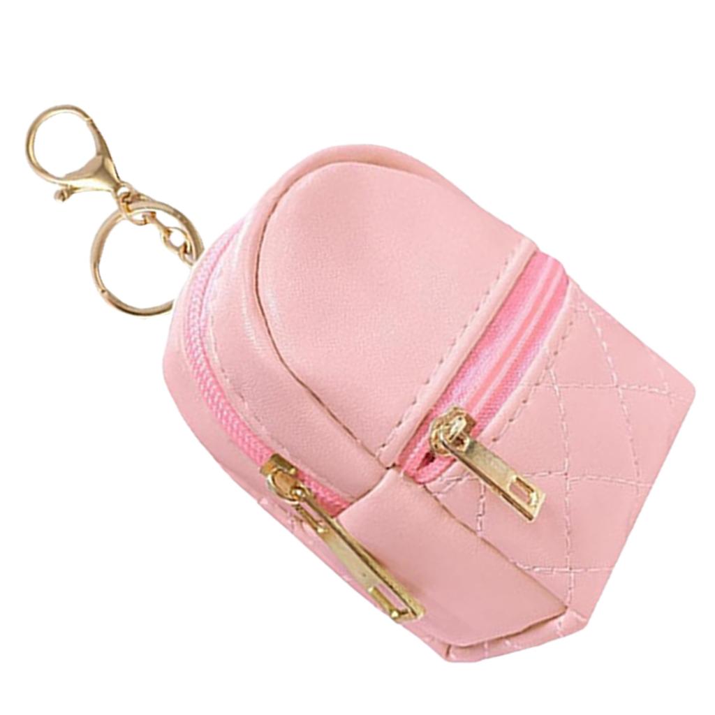 Fashionable Small Cosmetic Bags for Women PU Leather Lipsticks Holder and Card Organizers Portable Makeup Pouches