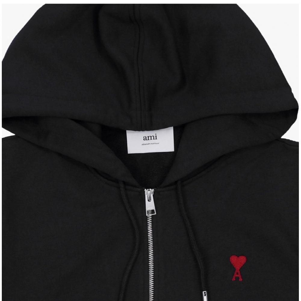 Felpa Unisex con Logo a Cuore Piccolo Ami Bfusw435 730 001