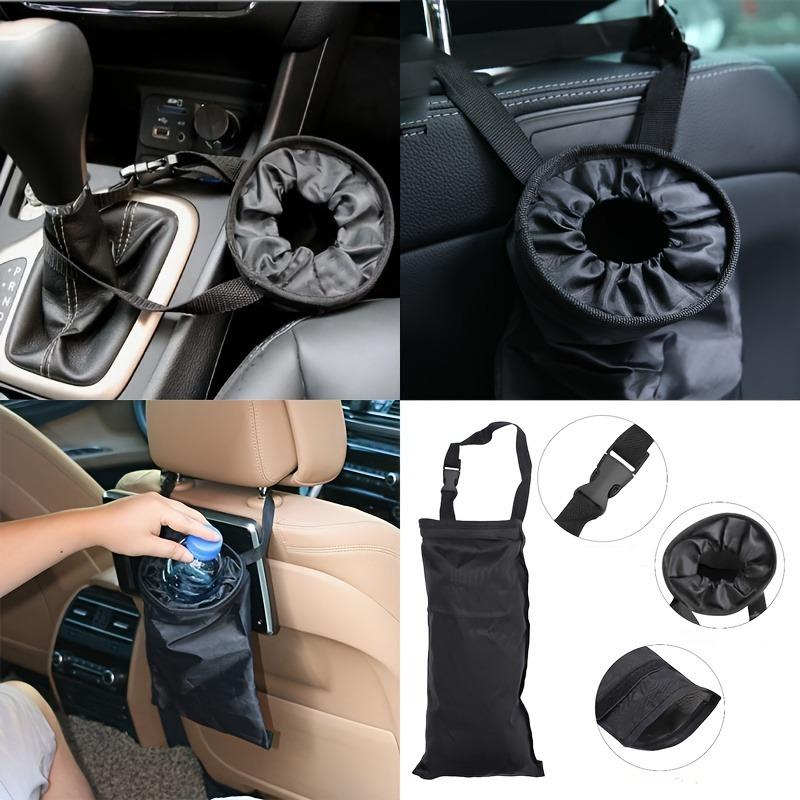 1/2PCS Car Trash Bag,Hanging Foldable Vehicle Garbage Bag for Seat Headrest,Daily Car Trash Storage, Portable Washable Storage