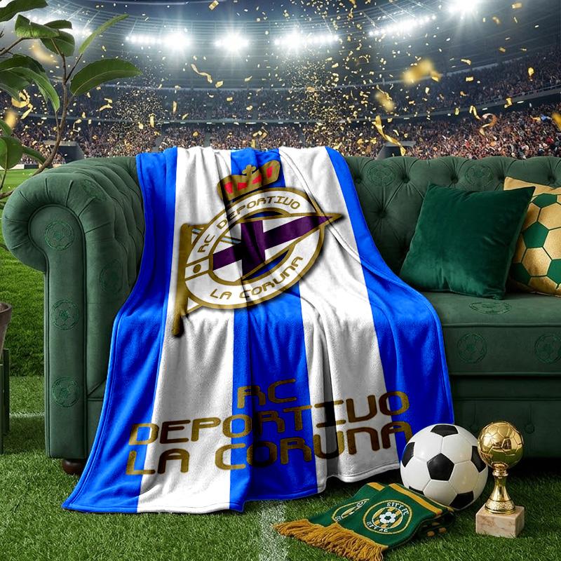 Deportivo Football Blanket Lightweight Ideal Bedding Blanket Perfect for Travel, Camping, Living Rooms, Offices, Sofas, Fan Christmas gift