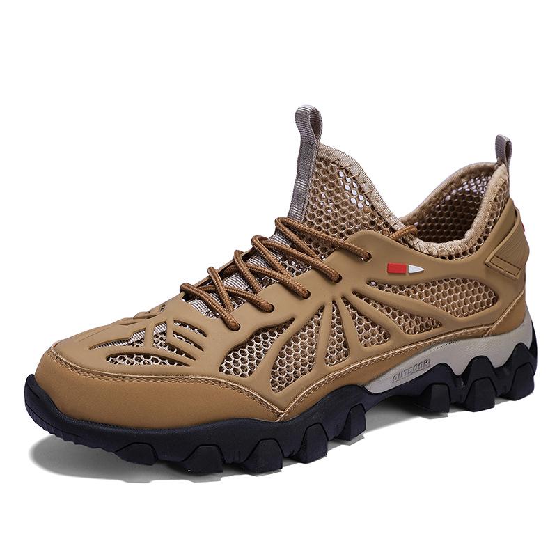 Men s Plus Size Non-Slip Breathable Mesh Hiking Shoes 45