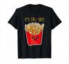 Potato Lovers Tshirt Funny French Fries Design Print Cotton Tops Cute Y2k Fashion Clothing Casual Loose Streetwear Unisex