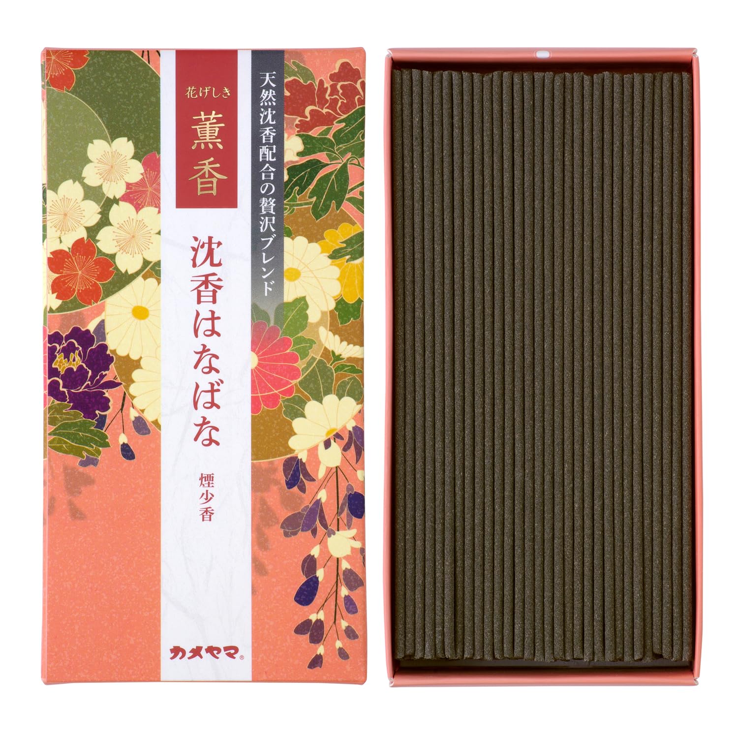 Kameyama Hanageshiki Agarwood 100g 220 Low Smoke Incense Incense, (Hanabana), Approx. (Approx. sticks), зелёный