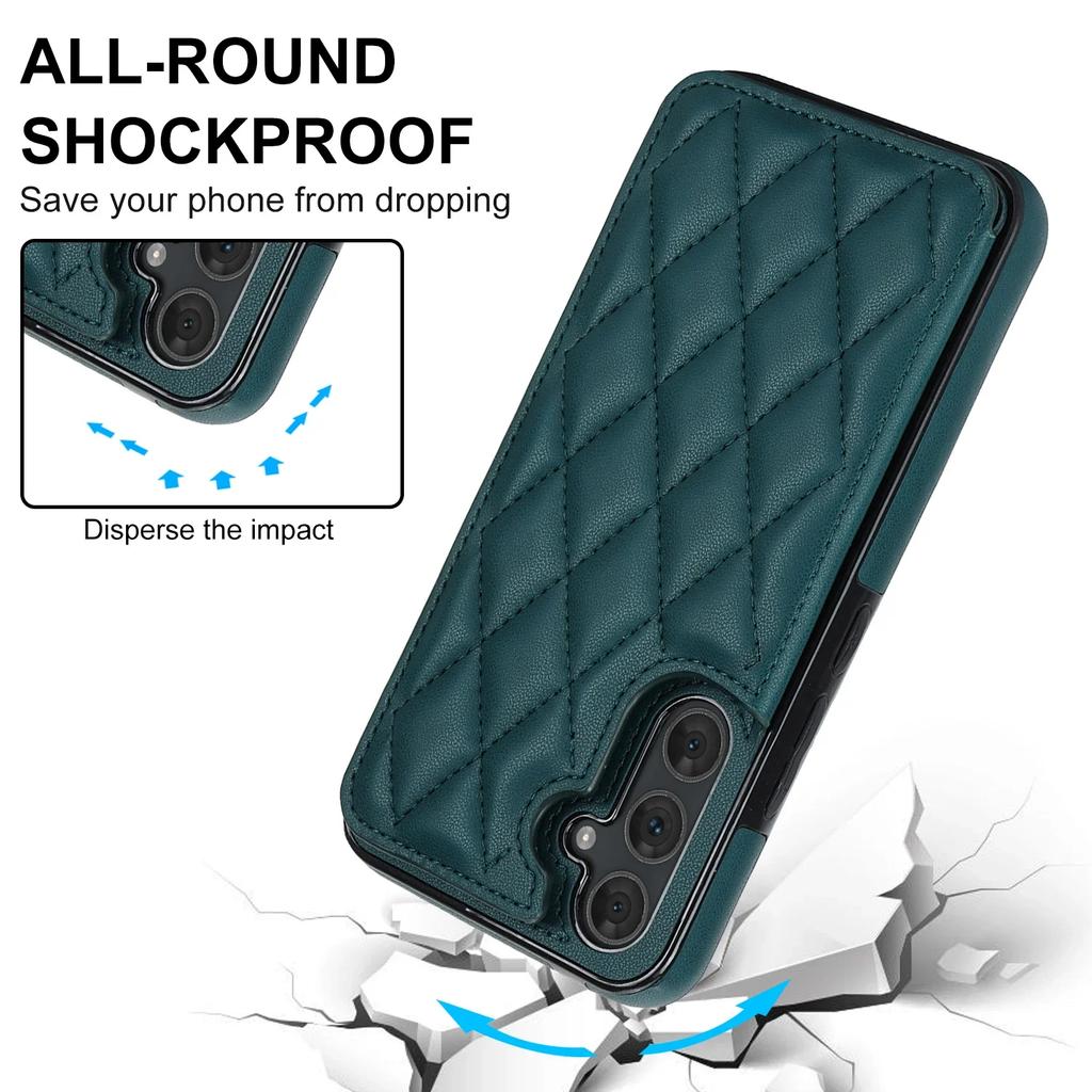 Cards Solt Magnetic Leather Wallet Case For Samsung A54 A14 A55 A52 A15 A35 S23 S24 Ultra S22 Plus S21 FE S20 Note20 Bag Cover