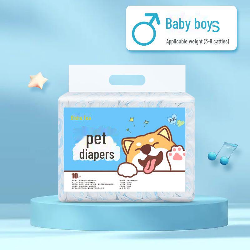 Teddy Dog Diapers: Female Puppy Menstrual Pants