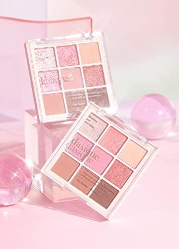 Official Dasique #04 Pastel Dream Eyeshadow Palette, 9-Color Eyeshadow Palette, Eyeshadow, Under-Eye Bag Maker, Eyeshadow Palette (1 Palette)