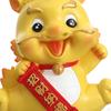 Chinese Year Dragon Statue Piggy Bank Animal Sculpture Feng Shui Table Figurine