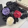 2024 Premium Satin Rose Hair Scrunchie: High-Elastic, Durable, Trendy