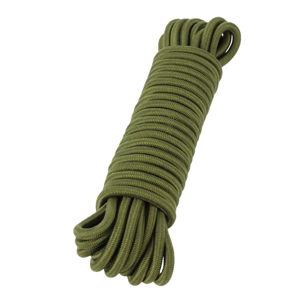 2PCS Heavy Duty Bungee Cords Rubber Polyester DIY Elastic Shock Cord for Outdoor Kayak Deck Tarp Camping