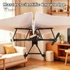 RC Plane with Dual Propellers Remote Control Paper Airplane Kit, DIY Electric Gyro Kit Stabilizer, Propellers, Lightweight Glider Assembly Toy