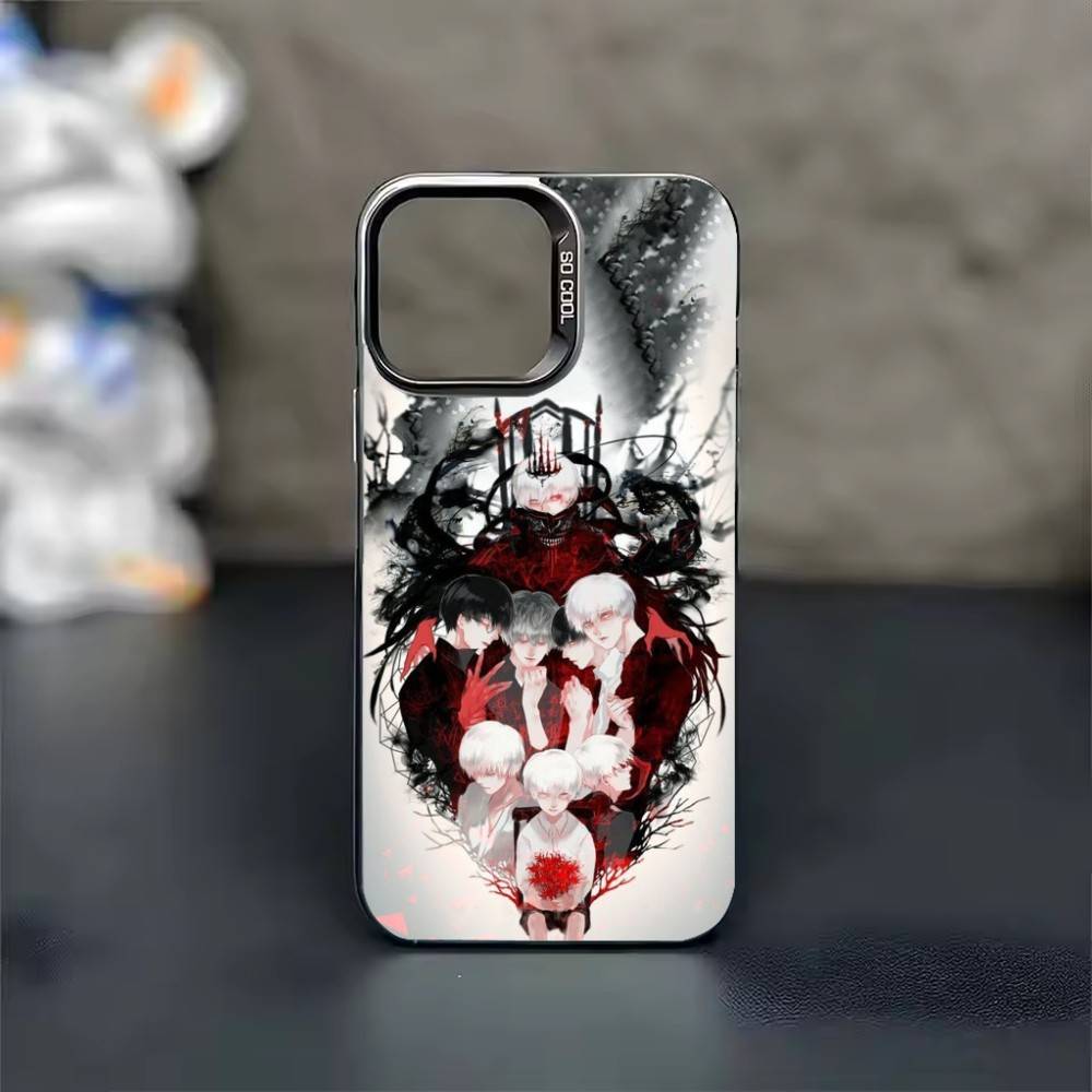 Tokyo G-Ghoul Wallpaper  Phone Case For iPhone 17 16 15 14 13 12 11 Pro Max Plus Silver Candy Matte Cover