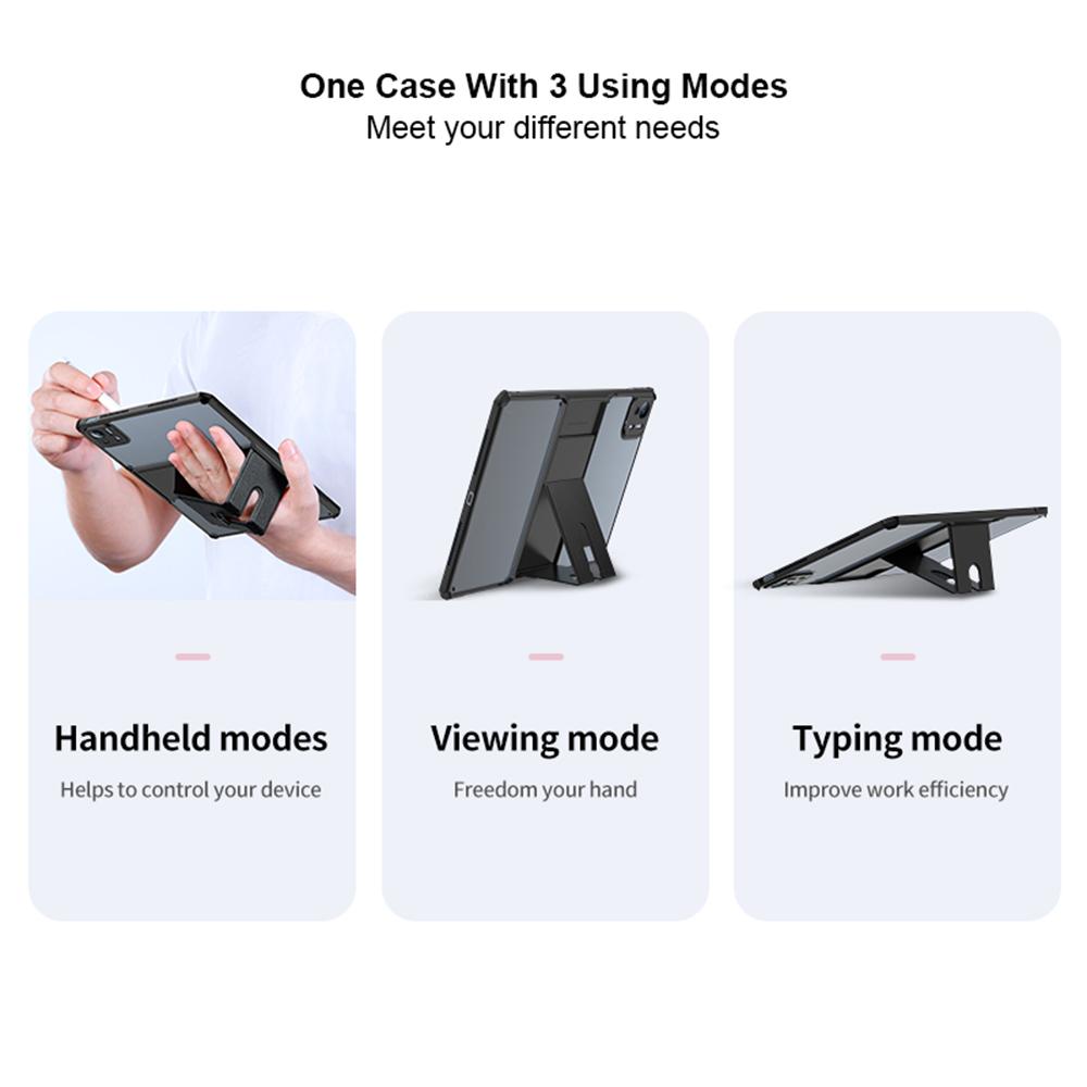 XUNDD For Xiaomi Pad 7S Pro 12.5 Case Leather Kickstand TPU+PC Airbag Protection Tablet Cover