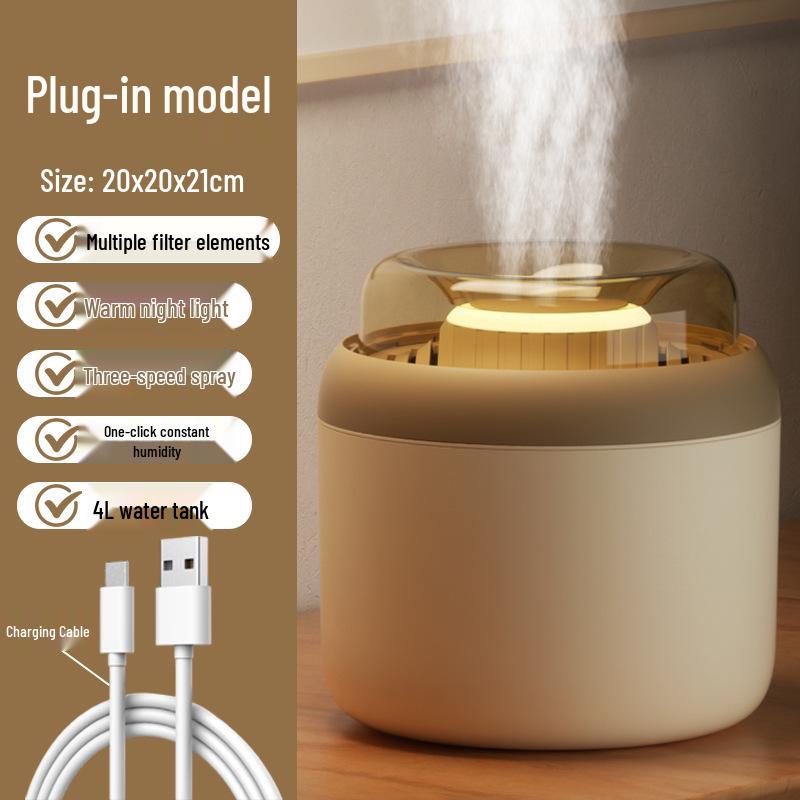 

USB Трехголовочный Распылитель Увлажнитель воздуха для дома, спальни, общежития или офиса