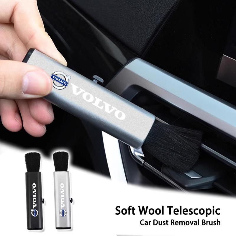 Volvo Car Retractable Cleaning Soft Brush Interior Tool Accessories For XC60 XC40 C30 V50 T6 190h V70 XC90 V40 SC60 R XC S60 V60