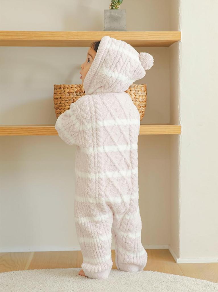 Gelato Pique BABY Baby Moco Ran Border Romper PBNO245418 PNK 70