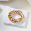 Multilayer  Bead Bracelet for Women Adjustable Bohemian Styles Jewelry Portable for Casual or Dresses Occasions