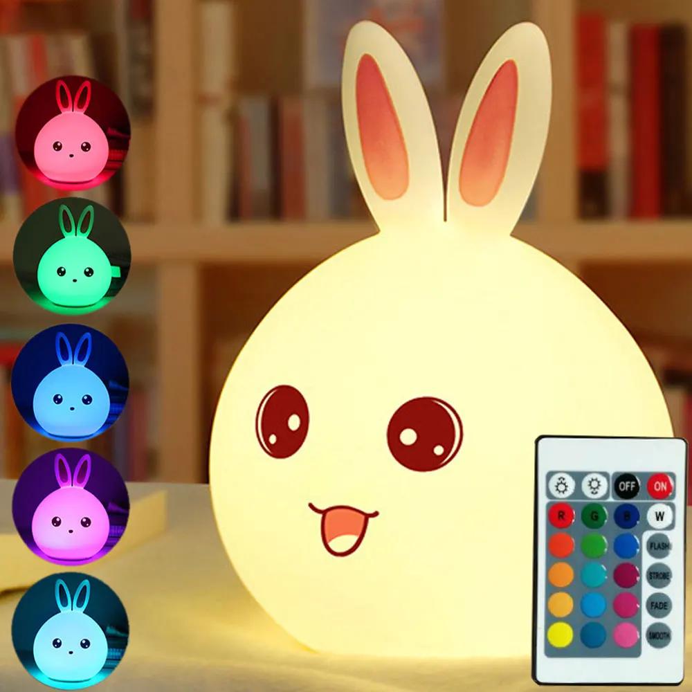 Mini Novel Night Light,Cute Capybara Silicone Ambient Lamp,Warm Bedside Light for Nursery Children Sleep & Room Decor Kids' Gift