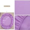 1PC High Quality Solid Color Bed Sheets Dustproof Mattress Protective Cover Soft Comfortable Breathable Fitted Sheet Non-slip Bed cover With Elastic