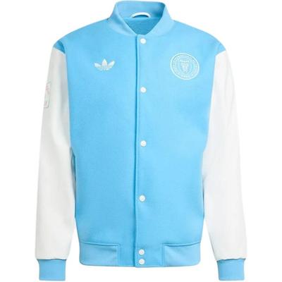 adidas Inter Miami CF Anthem Jacke Semi Blue Burst/White Tint Unisex Oberbekleidung JM5160