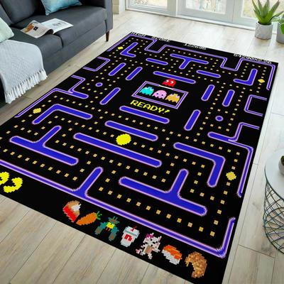 Gamer-Teppich, lustiger Teppich, Spielzimmer-Teppich, Arcade-Teppich, Videospiel-Teppich