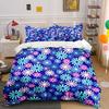 Floral Pattern Home Decoration Set Soft Comfortable Duvet Cover Bedding Set Included 1*Duvet Cover & 2*Pillowcases Gift