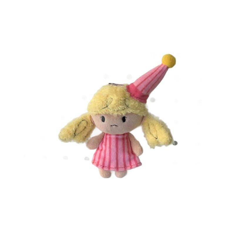 Porte-clés Elfe en Peluche Adoudou avec Fil Doux et Chapeau Étoilé Rose pour Cadeau