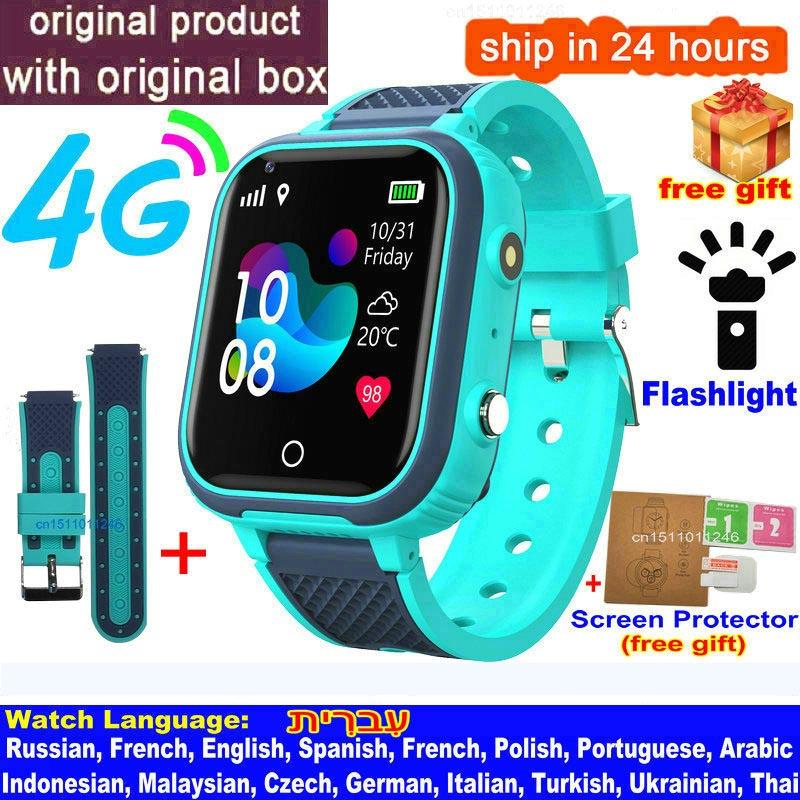 New Smart Watch Kids 4G GPS WIFI Video Call SOS Child Smartwatch Camera Monitor Tracker Location Phone Watch Boy Girl Gifts