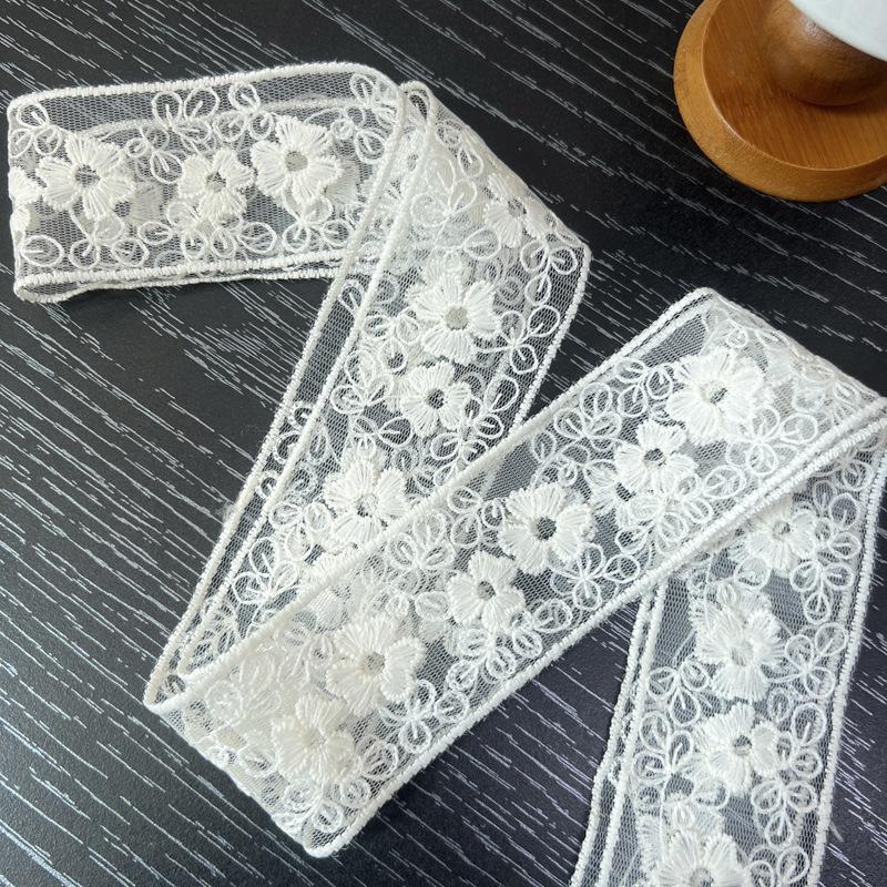 Korean Lace Sexy Long Scarf & Versatile Ribbon Headband for Women - Spring/Summer Accessory