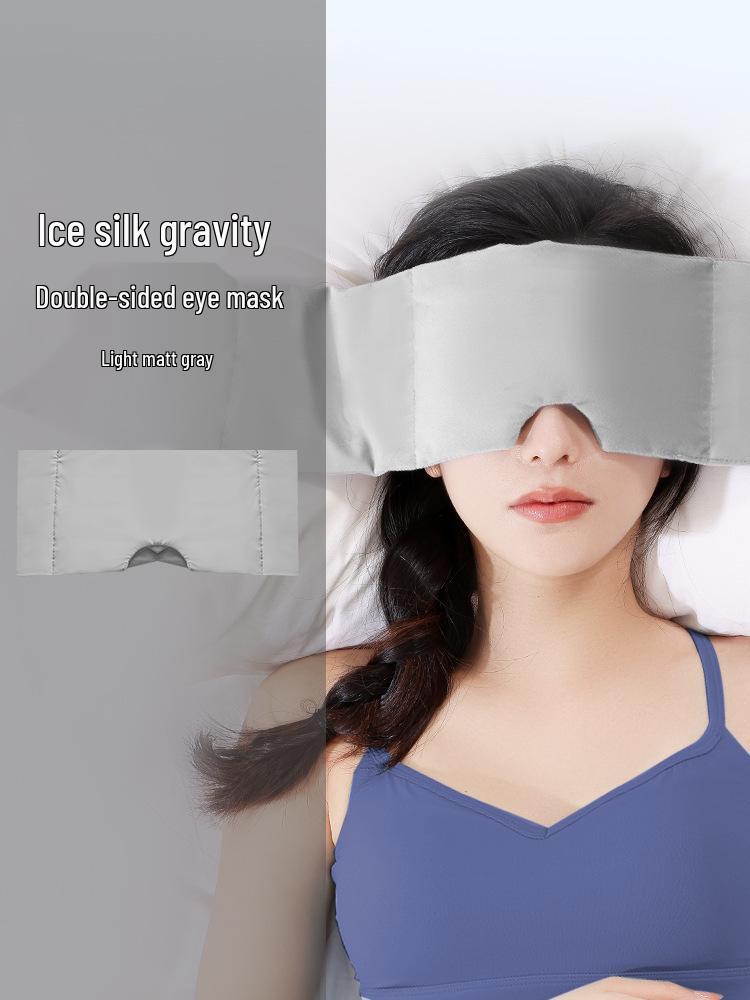

Gravity Eye Mask: Blackout Sleep Aid for Fatigue and Micro-Pressure Relief