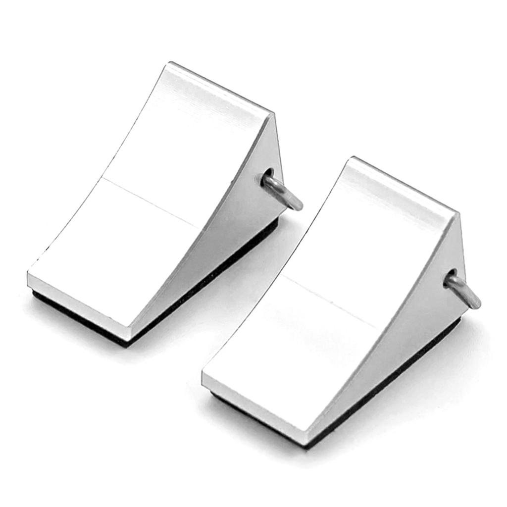 Aluminum Alloy Wheel Chock 2pcs RC Car Fix Block for 1 14 1 12 1 10 RC Car