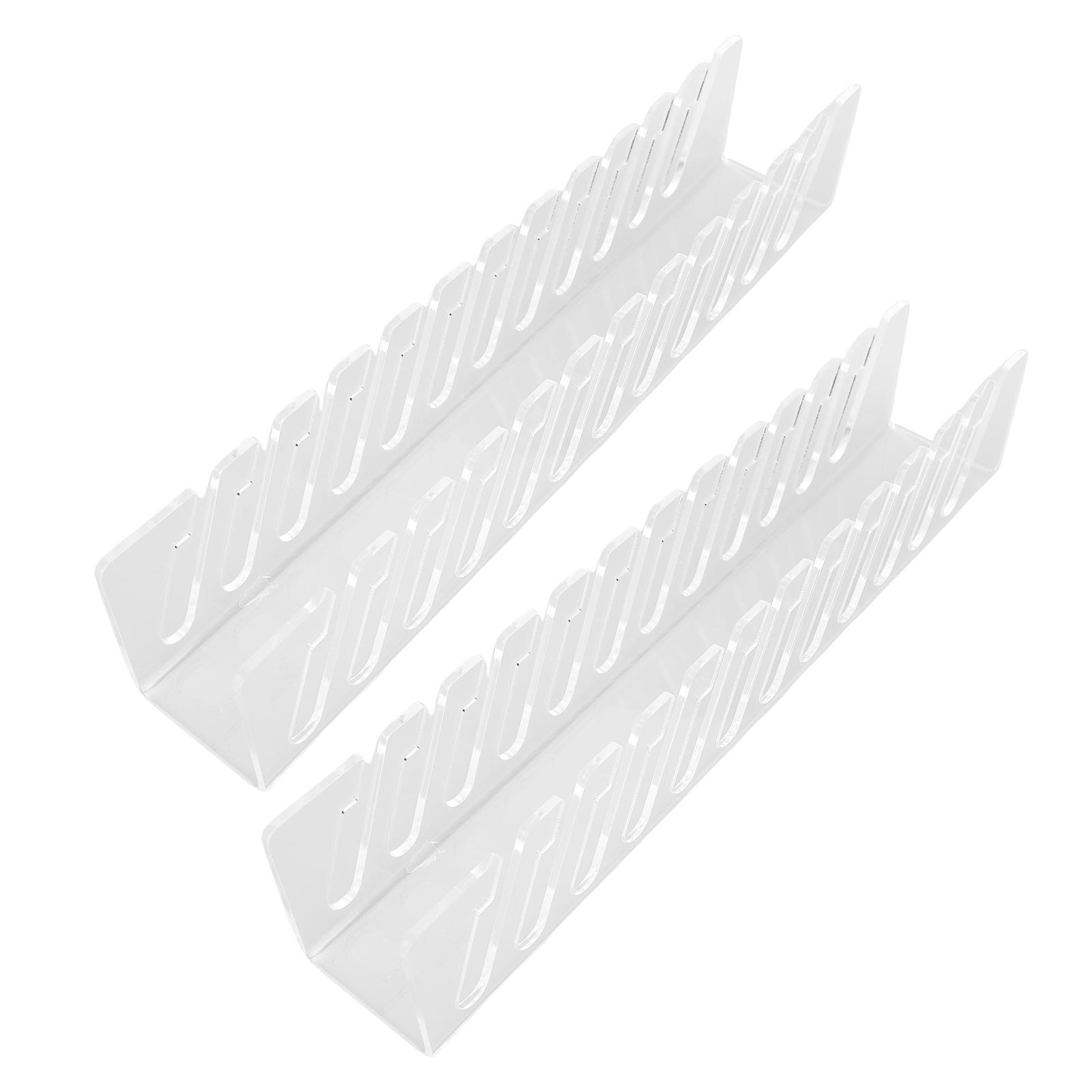 

2 Pack Baseball Holder for Wall, Strong Adhesive Rack, 24 acity Display with Hat Storage Display Holder, Clr Acrylic Ha