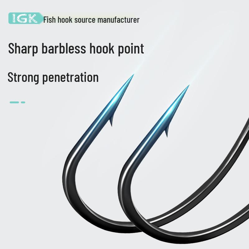 Corrosion-Resistant Teflon Coated High Carbon Steel Black Nickel Crank Lead Head Fishing Hook