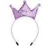 Shiny Crown Headband Princess Sequins Hair Band Headpiece Head Hoop Crown Party Hairband Fairy Costumes Accessories