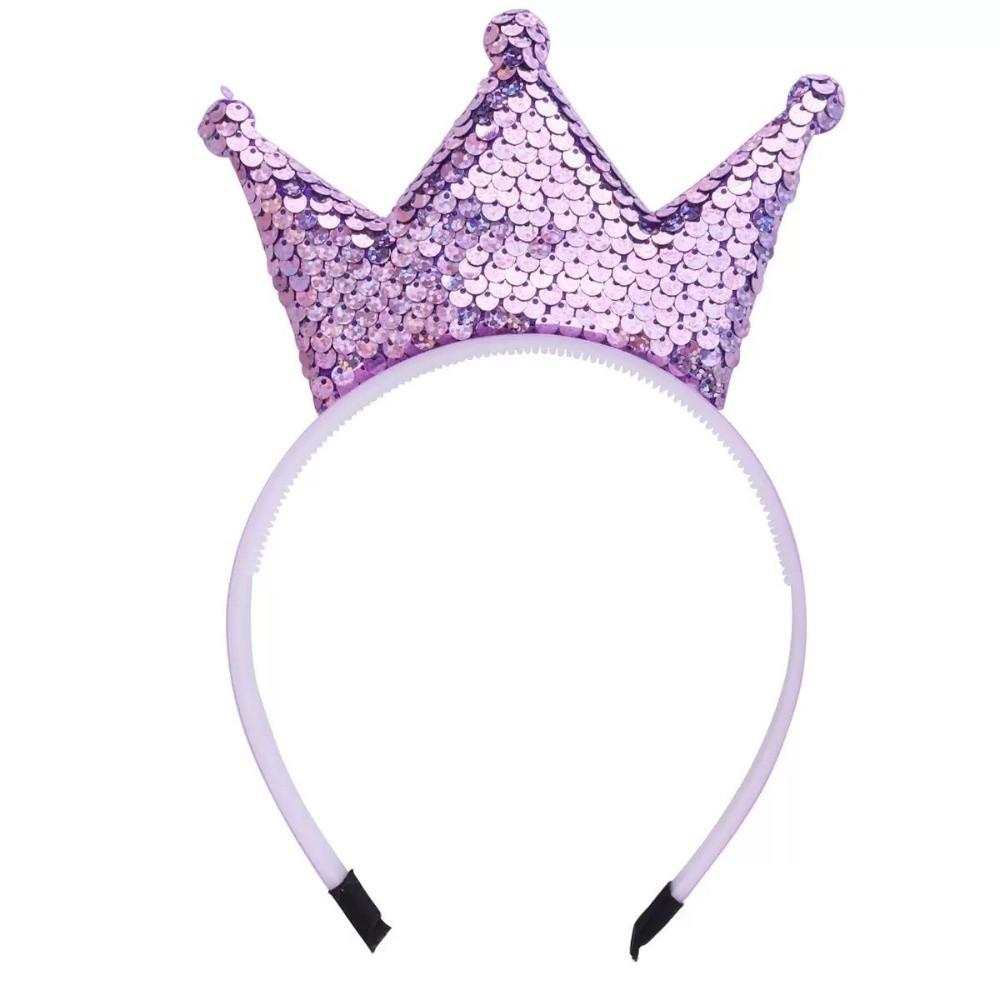 Princess Crown Headband Shiny Hair Band Party Hairband Fairy Costumes Accessories