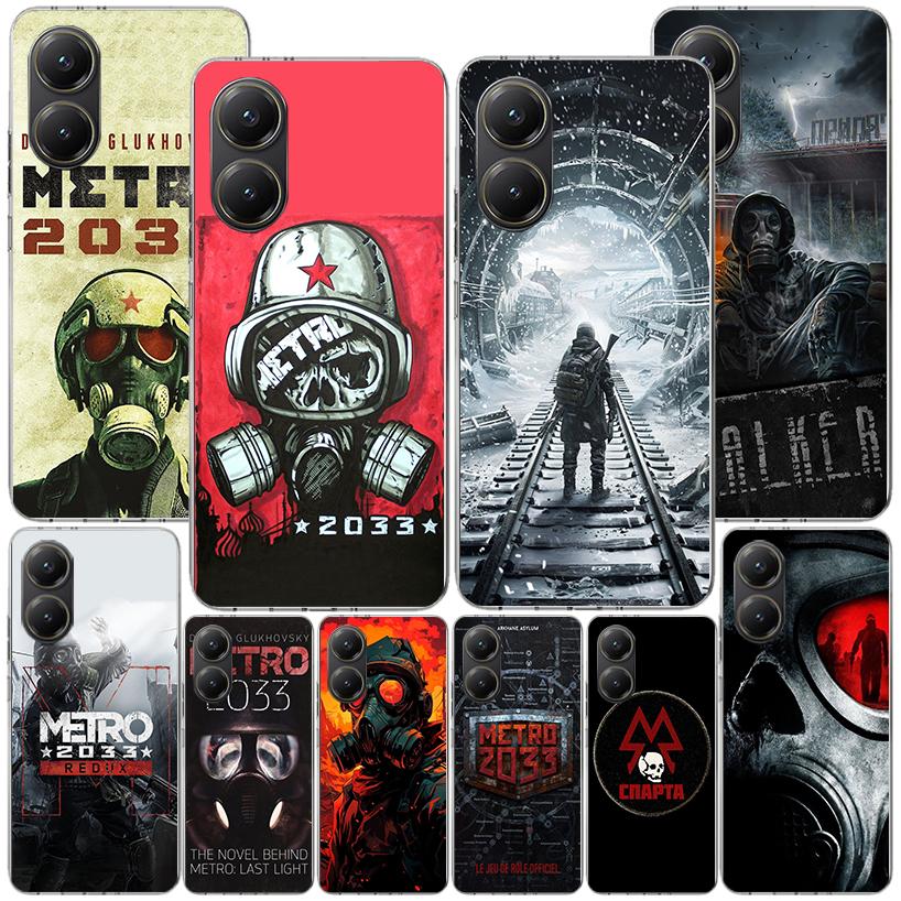 Metro 2033 Phnoe Case for Xiaomi Poco X5 X6 X7 Pro X4 Gt F7 Ultra M8 M7 Redmi 15C 15 13C 13 12C 12 Unique Cover Coque Poco X7 X6