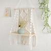 Cotton Rope Wall Hanging Hand Woven Tapestry Bohemian Storage Rack Hotel Guest Room Children Room Decoration Bedroom Balcony