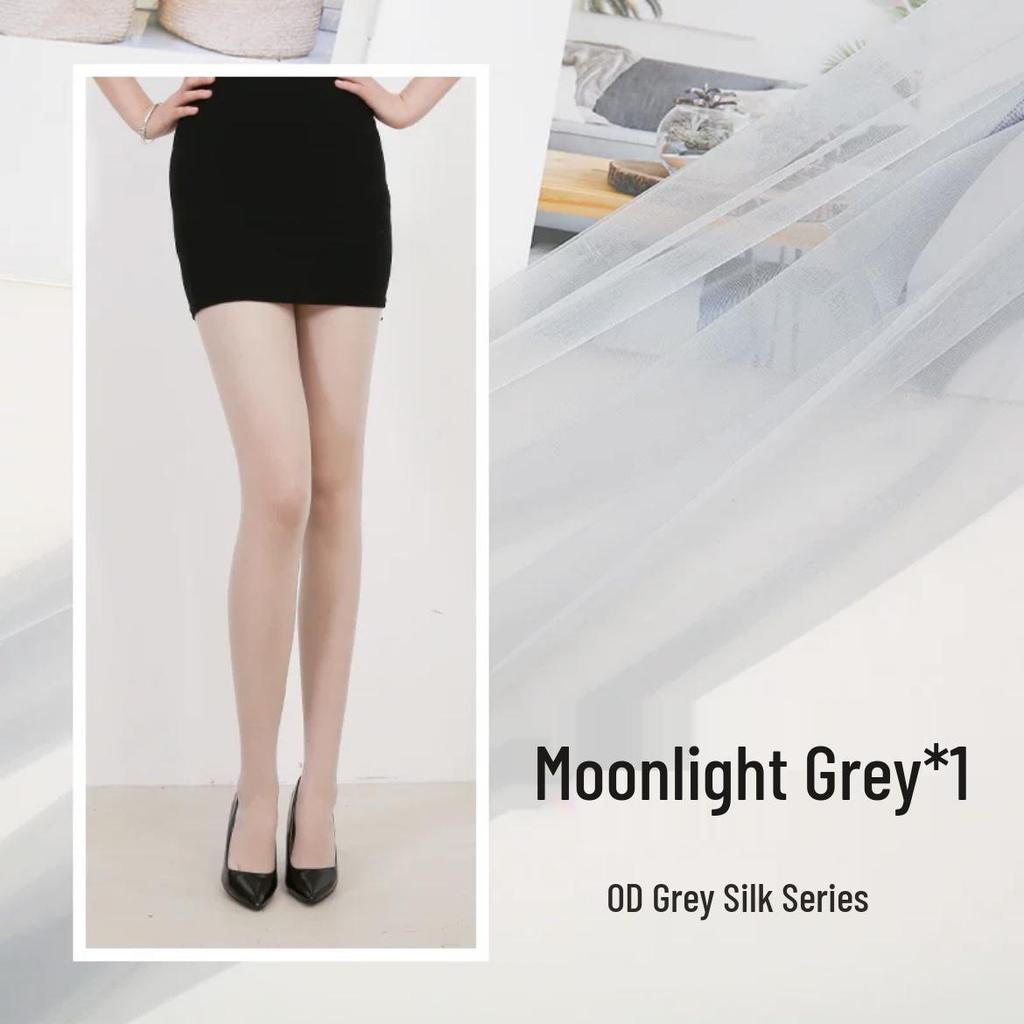 Ultra-Thin Black Polka Dot Stockings for Women - Snag-Resistant, Highly Transparent, Spring/Summer Style, Bare Leg Feel.