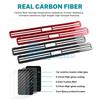 Real Soft Carbon Fiber Car Door Sills Protector Sticker for BMW Mini Cooper F65 2024 2025 Accessories Decal Styling