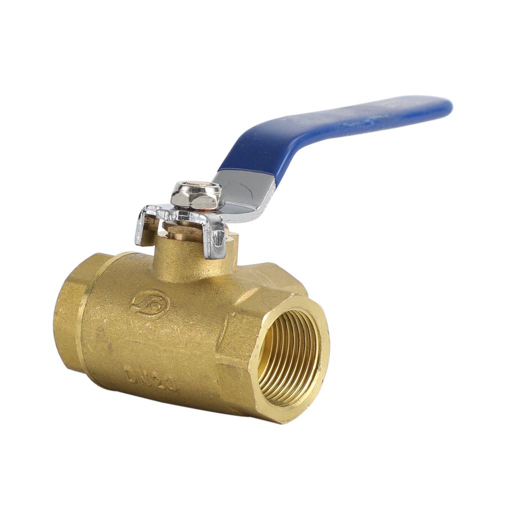 G3/4" 3 Way Ball Valve Three T Port Brass Female Type For Water Oil And Gas