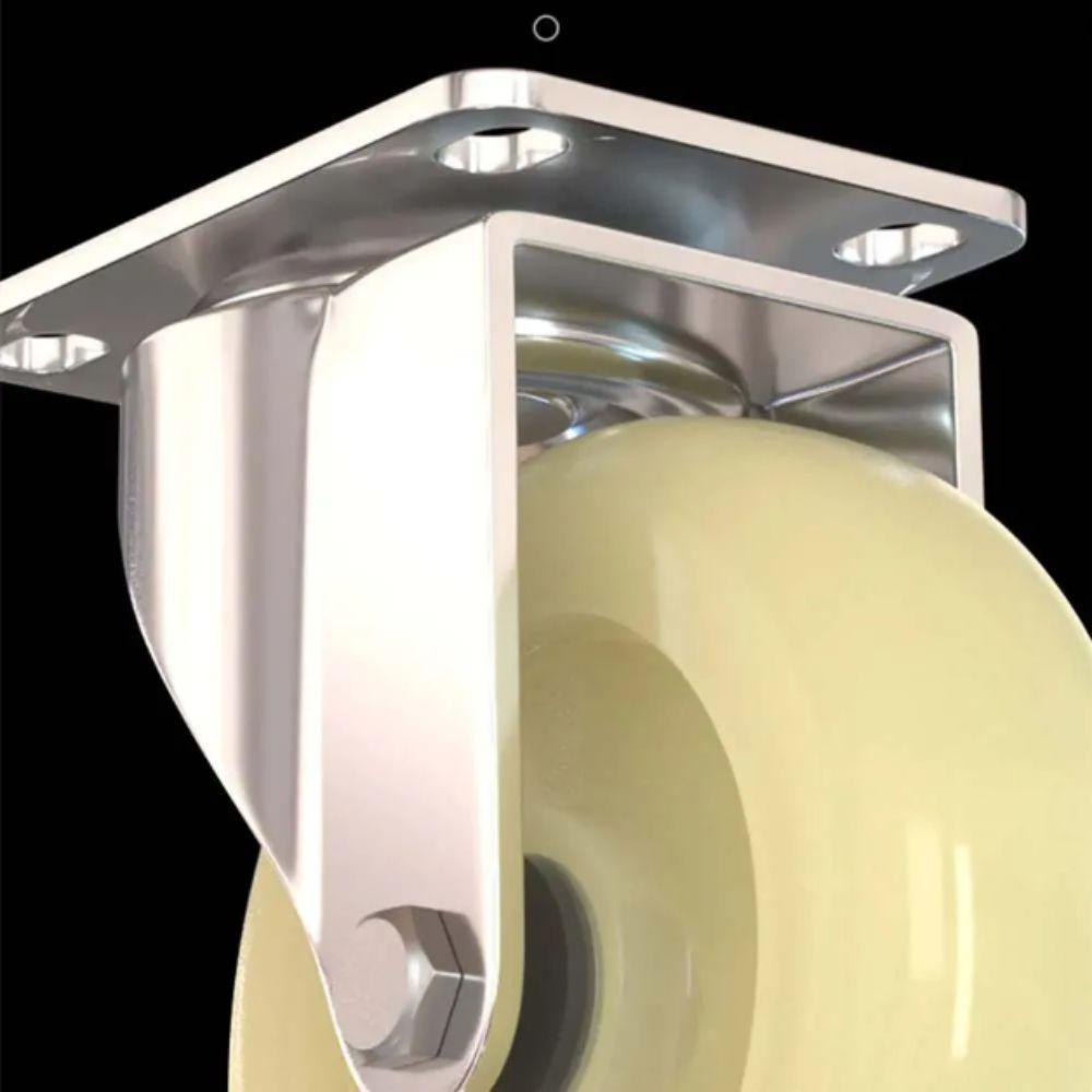 High Load Bearing Universal Castor Soft Rubber Universal Wheel Heavy Duty Casters  Crib