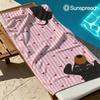 Dackel Liebe Strandtuch Schnelltrocknend Reisehandtuch Unisex Weich Bequem Schnelltrocknend Tragbar für Männer Frauen Strand