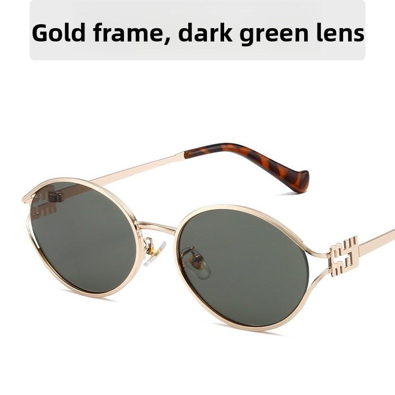 Summer Oval Sunglasses With Uv400 Protection For Fashionable Women And Men