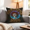 Band Grateful Dead Cushion Cover 1Pcs Decorative Covers Soft Cushion Case For Sofa Couch Decor 40X40 45X45 Pillowcases