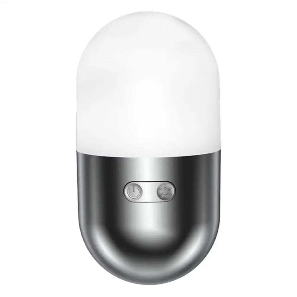 

8 цветов подсветки, атмосферное освещение, яркое освещение, портативный ночник, прикроватный серебряный