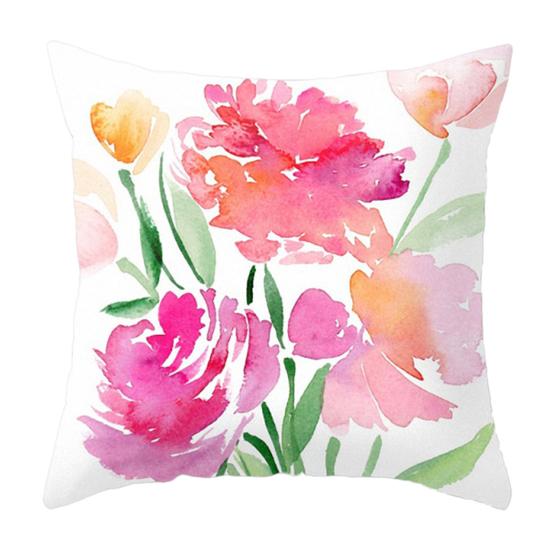 Наволочка Необычная термоусадочная портативная наволочка Яркий цвет Цветочный чехол для подушки Наволочка Товары для дома E
