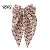 Flexible Streamer Hairpin Halloween Silky Satin Hair Bows, Big Ribbon Bow Clips, Oversized Long Tail Barrettes, Three-dimensional Clip Cute